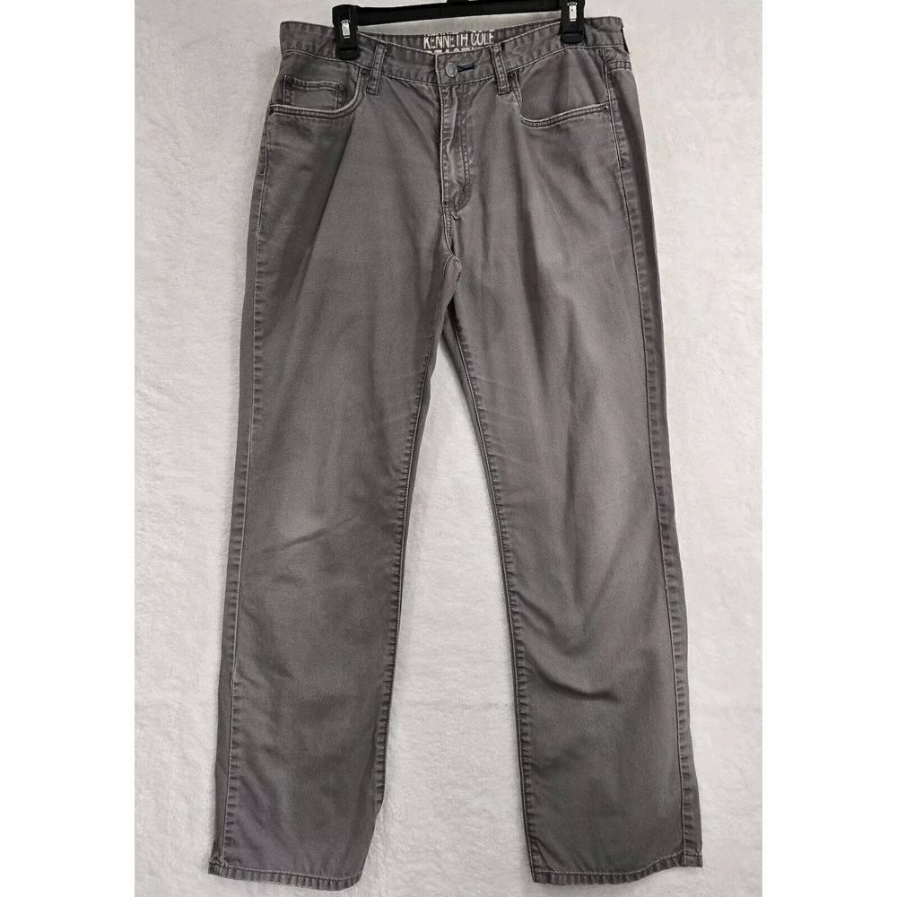 Kenneth Cole‎ Reaction Straight Gray Casual/Dress Pants Men's Size 34x32